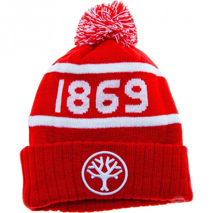Шапка BOKER BOBBLE HAT 1869 красная BK09BO139
