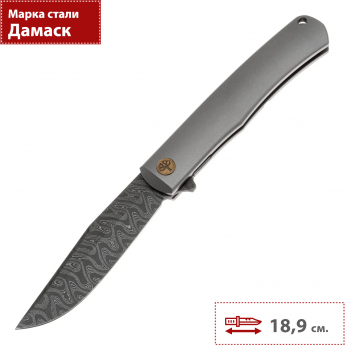 Складной нож BOKER MANUFAKTUR DAMAST ANNUAL KNIFE 2025 1132025DAM
