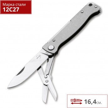 Складной нож BOKER PLUS ATLAS MULTI STONEWASH 01BO857