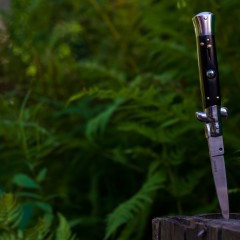 Нож BOKER MAGNUM SICILIAN NEEDLE DARK WOOD BK01MB278